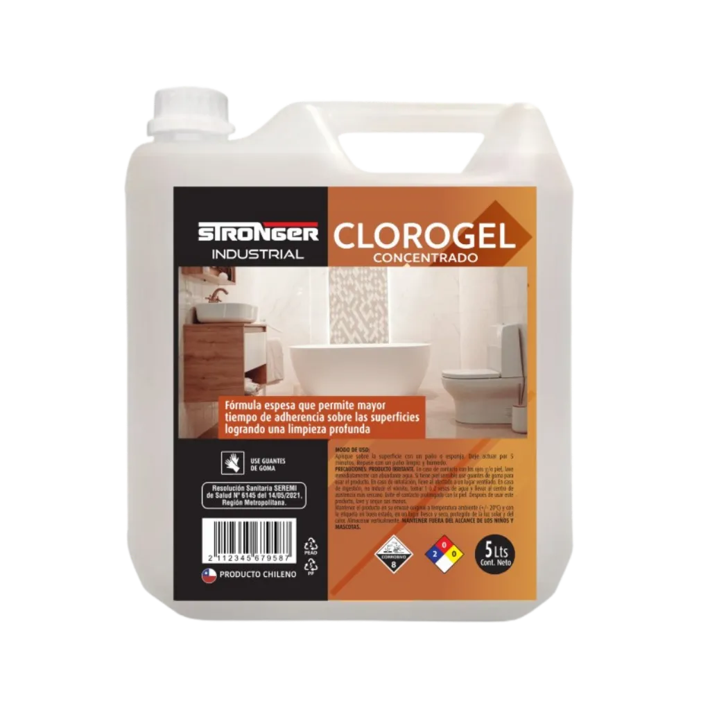 Cloro Gel Stronger Premium 5 L